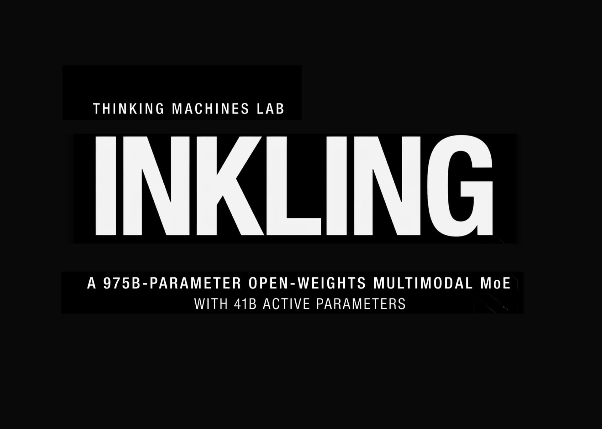 Mira Murati „Thinking Machines“ pristatė „Inkling“ — atviro svorio 975 mlrd. parametrų modelį ir statymą prieš universalų AI
